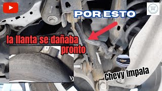¡SÓLO 2 TORNILLOS! 😱 Como CAMBIAR el brazo trasero de la suspensión #chevyimpala 2014 #suspension 😉