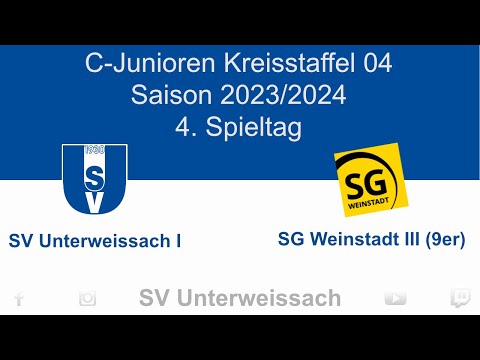 C-Junioren: SV Unterweissach vs SG Weinstadt III (9er)