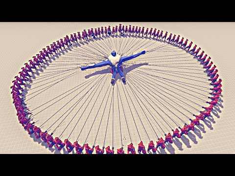 100x HARPOONER vs EVERY LAST UNIT - Totally Accurate Battle Simulator TABS