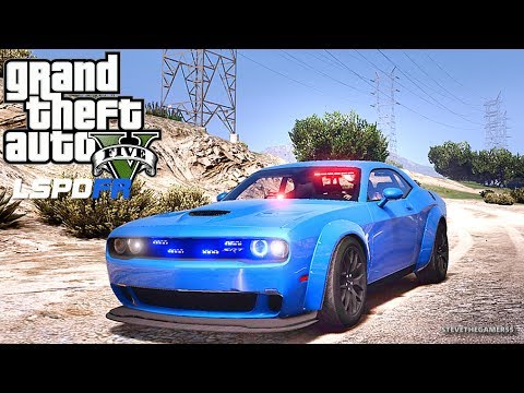 GTA 5 MODS LSPDFR 889 - HELLCAT PATROL!!! (GTA 5 REAL LIFE PC MOD)