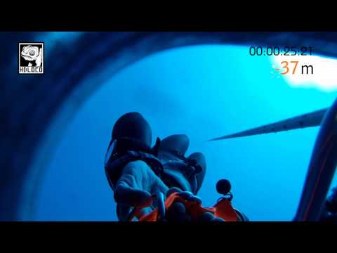 Gopro -100 meter deep alon rivkind Free dive israeli record