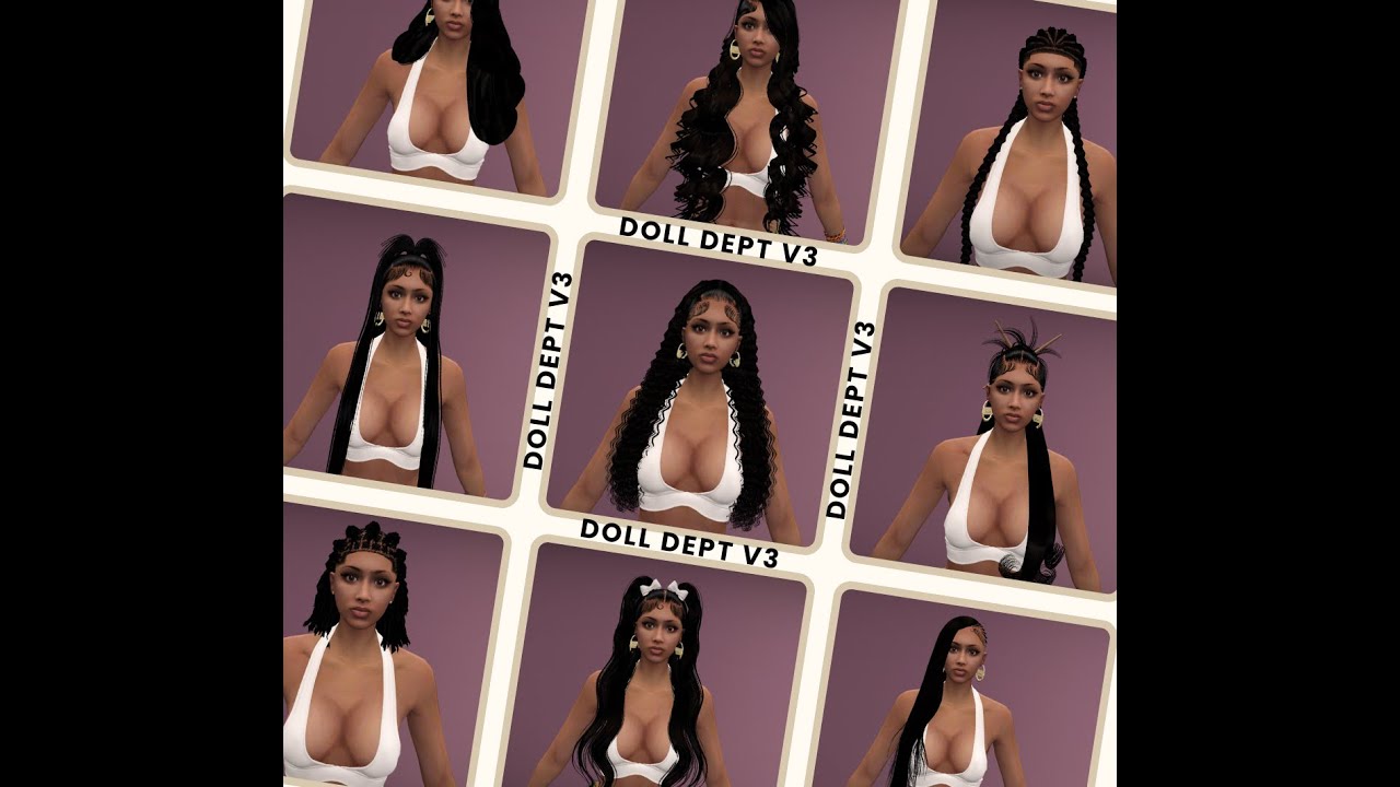 Doll Dept | Female Hair Pack V3