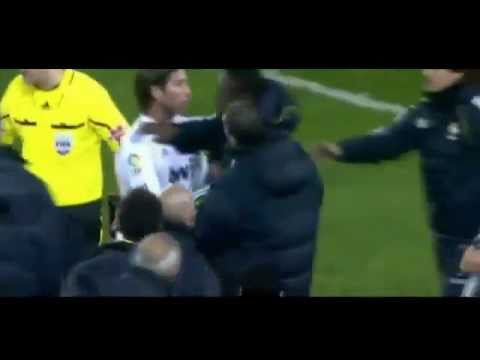 YouTube   Sergio Ramos Fights and get a red card vs FC Barcelona 11 29 10