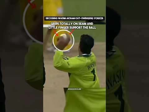 How Wasim Akram bowl to out-swinging yorker?