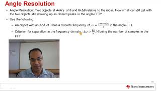 Intro to mmWave Sensing   FMCW Radars   Module 5   Angle Estimation   TI com Video