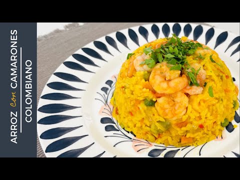ARROZ CON CAMARONES 🍤 COLOMBIANO 🇨🇴