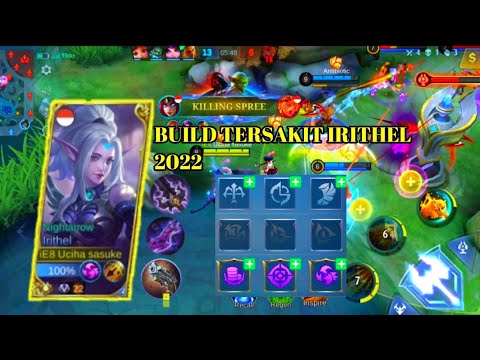 IRITHEL GOLD LANE VS MIYA GOLD LANE BEST BUILD & EMBLEM IRITHEL ~MLBB