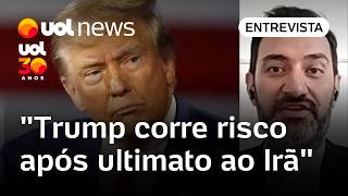 Trump corre risco de descrédito se não tomar medida dura contra Irã após ultimato, diz professor