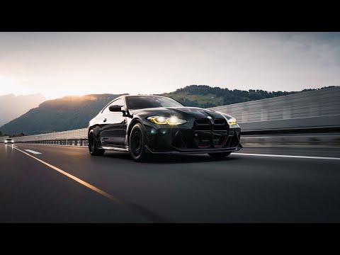 BMW M4 CSL G82 on Swiss Autobahns | 4K