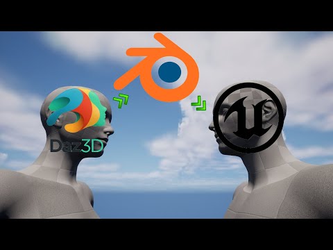 Free Daz To Blender To Unreal Engine Script