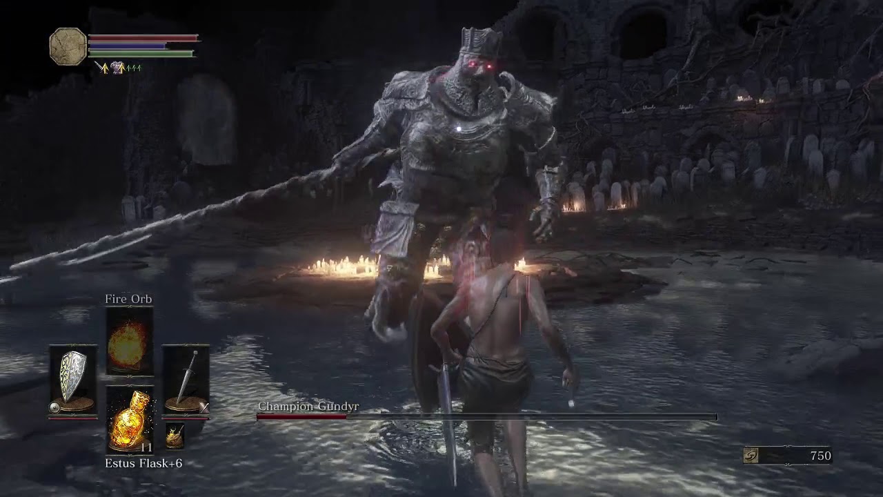 Champion Gundyr SL1 No Parry Hitless Dark Souls III