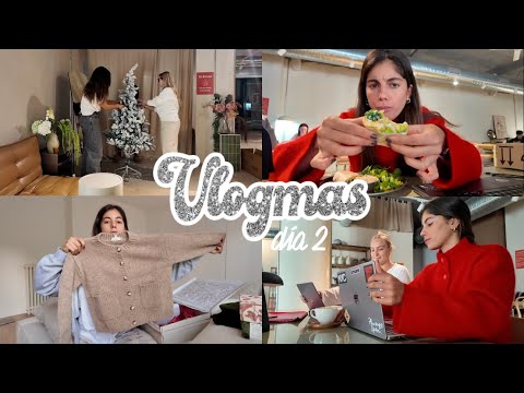 Vlogmas 2 - Un lunes muy lunes y mucha deco navideña 🎄