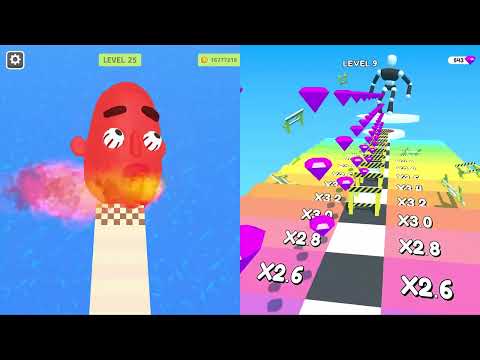 Sandwich Runner Vs Tall Man Run Gameplay Android,IOS