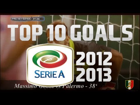 Best/Top 10 Goals from SERIE A season 2012/2013