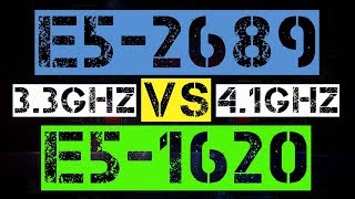 XEON E5-2689 VS E5-1620