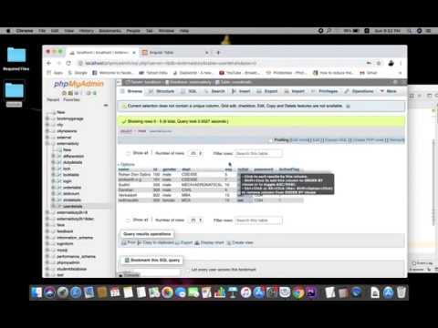 Fetching Database Table Into Html Using Angularjs