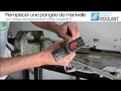 comment reparer volet roulant manivelle