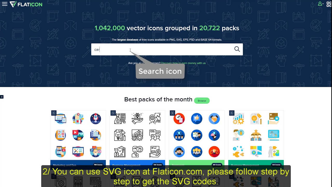 11. Tutorials - Icons (font awesome, flaticon, svg icon)