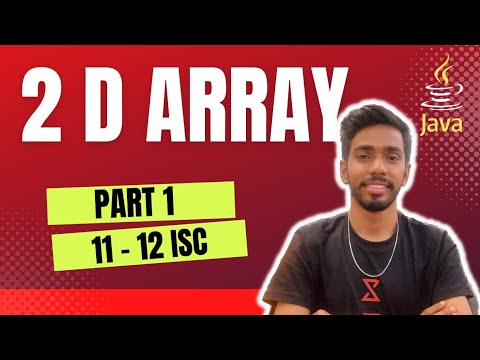 Double Dimensional Array In Java Class 12 Java Class 11 Program In Java