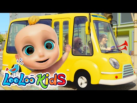 🚍 The Wheels On The Bus 🚌 Fun Songs for Children | LooLoo Kids