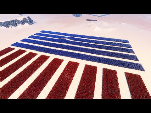 1,500 GOLDEN KNIGHTS Vs 50,000x SPARTANS & HEAVY KNIGHTS ULTIMATE EPIC BATTLE SIMULATOR UEBS