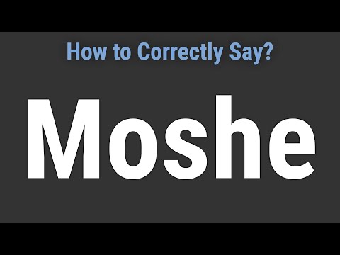 How to Pronounce Name Moshe (Correctly!)