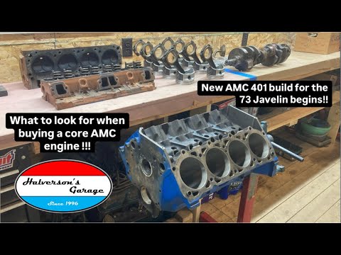 Street/Strip AMC 401 build begins for the 73 AMC Javelin!