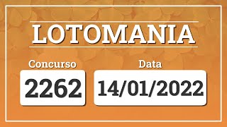 Capa de LOTOMANIA 2262