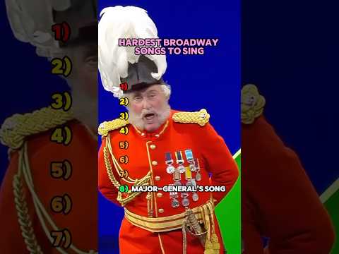 hardest broadway songs to sing #broadway #hardtosing #musical #music #comediemusicale