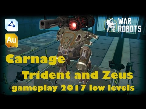 War Robots  - Carnage with Zeus and Tridents low lvl gameplay