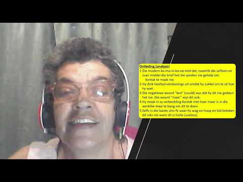 Graad 8 EAT gedig Kontak