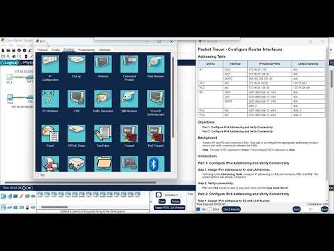 SRWE 1.4.7 Packet Tracer - Configure Router Interfaces