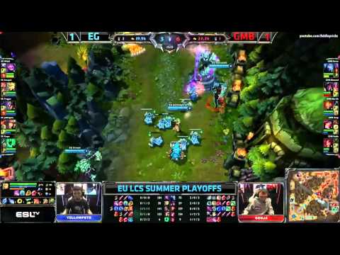 Evil Geniuses vs Gambit Game 3 (LCS Summer 2013 EU 3rd Place Match)