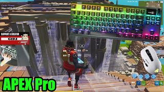 Apex pro tkl ASMR | MrSavage's setteings game play | Fortnite SMR