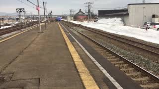 preview picture of video '特急スーパー北斗到着@長万部駅'
