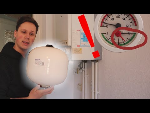 Fix pressure fluctuations in the heating system | Replace expansion tank