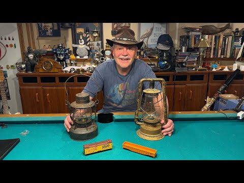 Dietz 8 day lantern, New Dietz No. 2 burner, and Train Show!