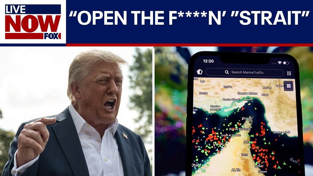 Trump to Iran: "Open the f****n' strait..."