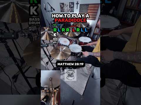 How to Play a PARADIDDLE Drum Fill like a PRO 🥁