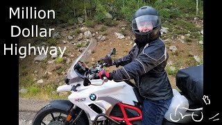 preview picture of video 'motorcycle road trip from the hills of Colorado to The Million Dollar Highway with Butterfly'