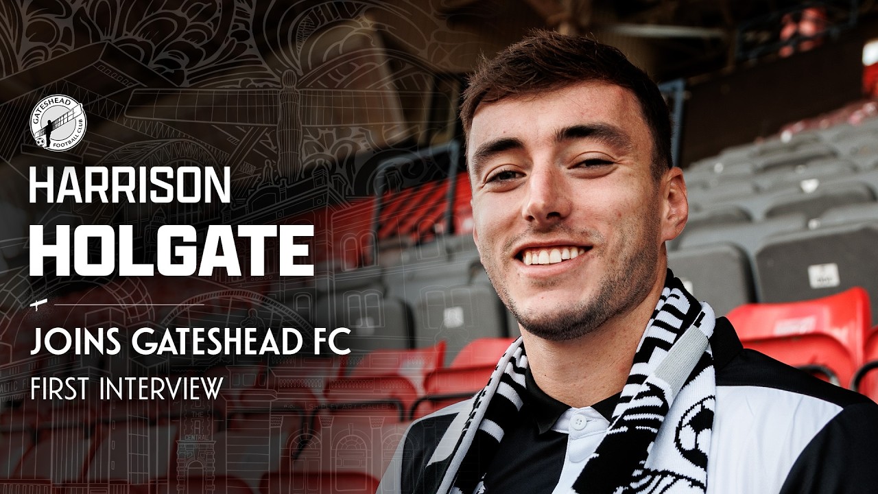 “It’s a big year for me” 📈 | Harrison Holgate joins Gateshead | FIRST INTERVIEW