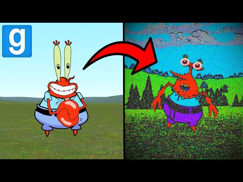 MR KRABS, BUT HE'S CURSED - Garry's mod Sandbox