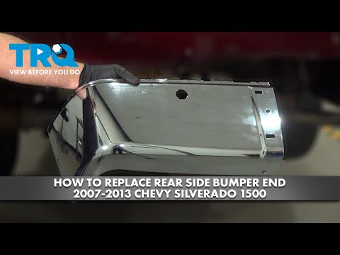 How to Replace Rear Side Bumper End 2007-2013 Chevrolet Silverado 1500