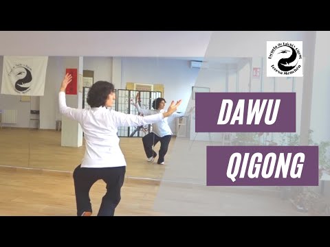 😄 Qigong de Salud DAWU 💖 La Gran Danza 💫 [Back view with mirrow]