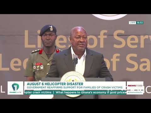 “Your Sacrifice Will Never Be Forgotten” – Mahama Pays Tribute to Crash Victims