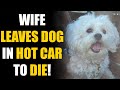 Wife Leaves DOG in HOT CAR, To CHEAT on Her Husband! Instantly Regrets It... | SAMEER BHAVNANI