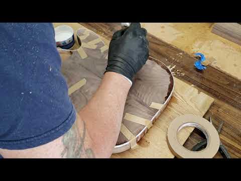 Installing binding on a guitar