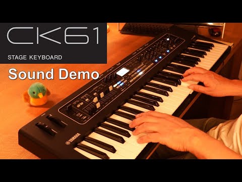【YAMAHA CK61】Sound Demo / pf, EP, Lead, Organ, Strings, etc