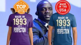 Akon - So Blue - Teespring Cover . Made In 1993 Aged To Perfection