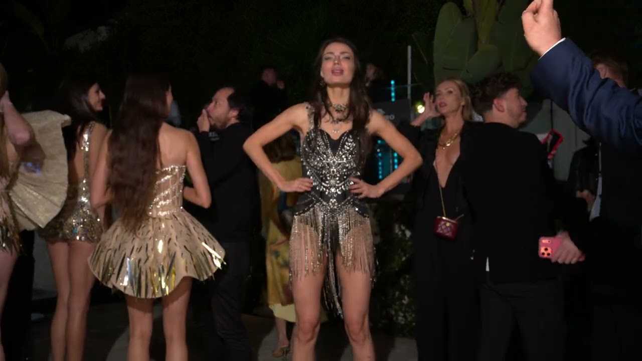 Model Elena poses backstage at Super Model Mgmt 3rd year anniversary Fashion Event